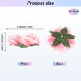 thumbnail image 3 of Uxcell 16-Pack Cabezas de Peonías Artificiales, Cabeza de Peonía de Seda Falsa de 2.4 Pulgadas para Boda/Ramo/Pared de Flores[Rojo Claro, 6cm], 3 of 7