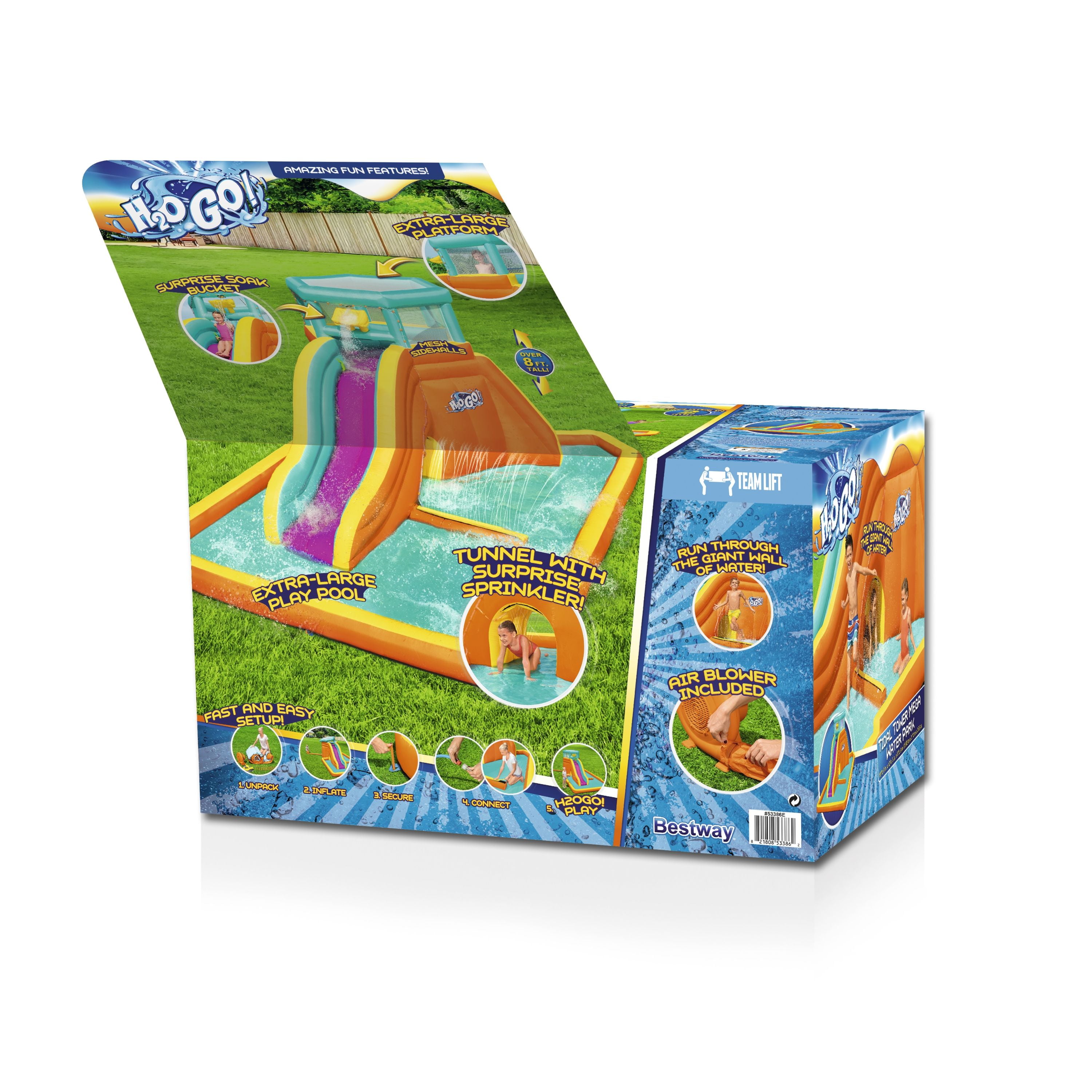 Bestway - H2OGO! 8’8” Tidal Tower Kids Inflatable Water Park