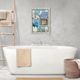 thumbnail image 5 of Bathroom Decor Flower Wall Art Bathroom Pictures Wall Decor Relax Soak Unwind Bathroom Sign Canvas Painting Prints Artwork Home Decorations Framed for Bedroom 12inx16in, 5 of 6