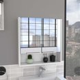 thumbnail image 2 of White - Toned - Shelf for Regular Use - Bathroom Decor - Long - Standing Storage, 2 of 3