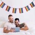 thumbnail image 3 of ANLEY Rainbow Pride String Flag Pennant Banner - 33 Feet 32 Flags, 3 of 7