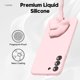 thumbnail image 3 of Loeoel Funda Para Samsung Galaxy S22 Silicona Minimalista Ultra Delgada Gel De Goma Suave Color Sólido Mate Tpu Linda Funda Para Mujeres Hombres Girly Diseño Estético Liso Y Cubierta De Cámara Rosa Cl, 3 of 5