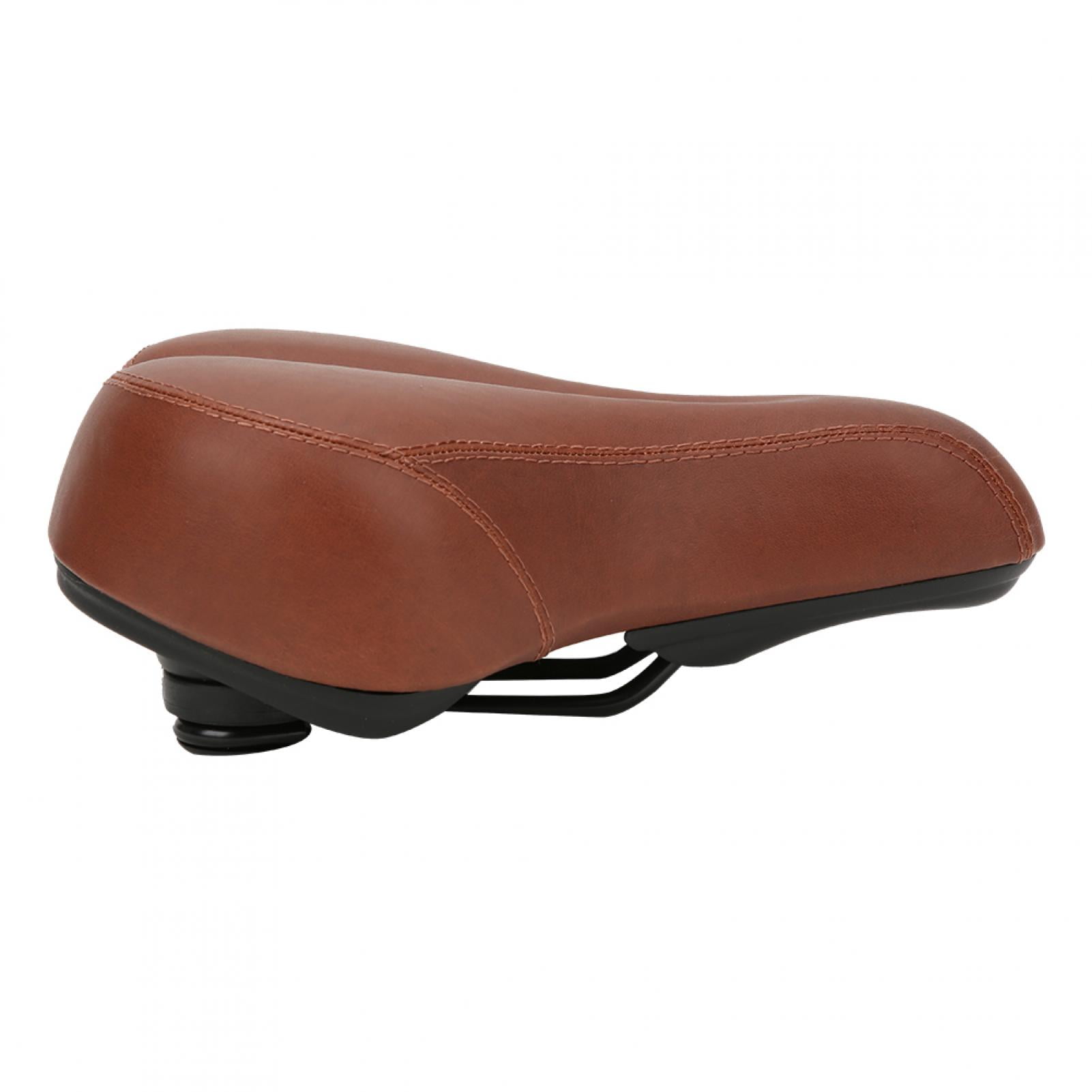 LAFGUR Thicken Bicycle Saddle,7010 PVC Leather Shock Absorption Bicycle Saddle Thicken Widen Cushion For Electric Bicycle,Bicycle Saddle