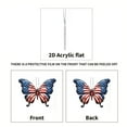 thumbnail image 7 of Independence Day Decorations 4Th Of July 250 Anniversary Usa Flag Red, White Blue Colorful Butterfly 2D Acrylic Hanging Ornaments Decorative Pendants Decoration Assembly Props, 7 of 7