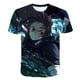 thumbnail image 1 of Camisetas Demon Slayer para bebé (niño o niña), camisetas de manga corta, novedad de verano, camisetas con estampado 3D, disfraces, camisetas de cuello redondo de Anime, camisetas Clothing4T Gao Jinjia LED, 1 of 2
