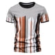 thumbnail image 1 of Camiseta de manga corta con estampado cómodo de algodón de verano para hombre Pompotops  oipoqjl31927, 1 of 8