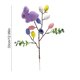 thumbnail image 3 of Decoración de Mesa de Pascua Easter Egg Bunny Stems Floral Picks Leaves Decorations Artificial Branches Spring Floral Stems Purple Decoración del hogar, 3 of 6