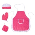 thumbnail image 2 of 4 unids / pieza de ropa de iños, utensilios para cocinar y hornear, delantal de cocina para de simulación, juguete de cocina CUTICAT Niños cocinando cocina de juego, 2 of 8