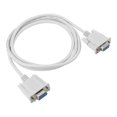 thumbnail image 2 of 1PC 5ft F / F Serial RS232 Null Modem Cable Female to Female DB9 FTA Cross Connection 9 Pin Data COM, 2 of 5