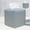 Light Gray, variant on 2Pcs Tissue Box Cover, Square PU Leather Tissue Holder, Decorative Facial Tissue Cube Paper Organizer Dispenser for Bathroom, Night Stands, Desk, 5X5X5inch