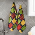 thumbnail image 5 of T-fal Print Fiber Reactive Kitchen Towel, Two Pack, Peppers, 5 of 6