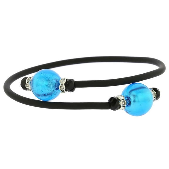 GlassOfVenice Murano Glass Venetian Glamour Bracelet - Light Blue