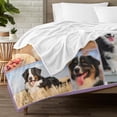 thumbnail image 3 of AISENIN Custom Dog Pet Cat Blankets with Photos Personalized Gifts Customized Blankets and Throws Picture Blanket for Dad Mom Kids friends Christmas gift, 3 of 5
