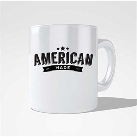 

Imaginarium Goods CMG11-IGC-AMER3 11 oz American Made Coffee Mug - White