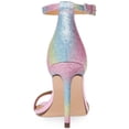 thumbnail image 3 of Wild Pair  Womens Bethie 2 Glitter Metallic Heel Sandals, 3 of 3