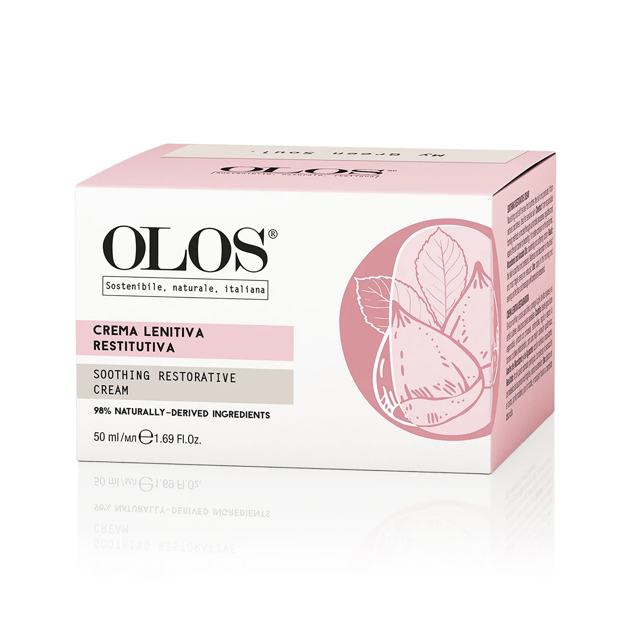 Olos Soothing Restorative Face Cream, Sensitive Skin, 1.7 oz