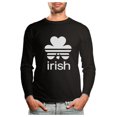 thumbnail image 1 of Tstars Mens Irish Shamrock Gifts for Irish St Patricks Day Clover Mens St Patricks Day Awesome Shirts Gift for Him Irish Shirt Pride Proud Irish Long Sleeve Graphic T Shirt, 1 of 6