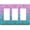 Blue Pink, variant on William Honeysuckle Single Toggle Single Duplex Decorative Light Switch Cover Double Wall Plates Switch Plates Electrical Socket Covers for Home Bathroom Decor 4.6 * 4.6 Inch