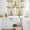 Yellow Beige, variant on Yellow Lemons Kitchen Curtains Sets for Windows 24 Inch Length, Cute Gnomes Summer Fruits Rustic Flowers Rod Pocket Window Treatments Tier Curtains and Valances Set for Bedroom/Bathroom