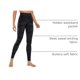 thumbnail image 4 of Pantalones CRZ YOGA Leggings de Yoga Sensación Desnuda 71 cm Gris Oscuro, 4 of 5