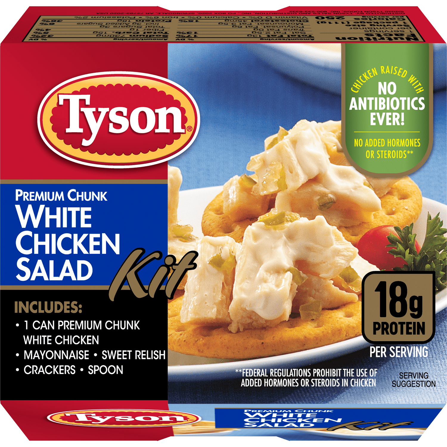 Tyson White Chunk Canned Chicken Salad Kit, 4.56 oz - Walmart.com