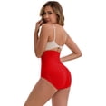 thumbnail image 2 of DARING DIVA Women's High-Waisted Butt Lifting Briefs Postpartum Tummy Control S Red, 2 of 5
