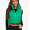 Green, variant on Womens Gilets Padded Vest Ladies High Stand Collar Lightweight Zip Cropped Puffer Gilets