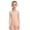 Nude, variant on Girls' Thermal Underwear Dance Workout Solid Color Team Uniform Tops Long Sleeve Shirt Performance Leotard White 3-6