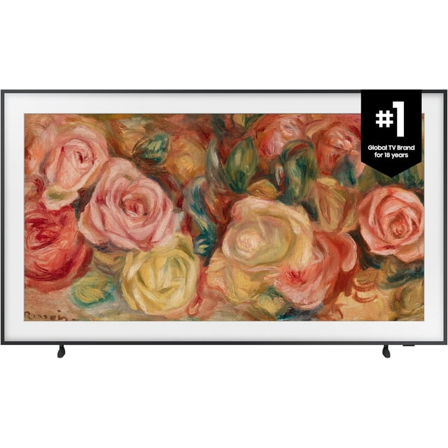SAMSUNG 65-Inch QLED The Frame LS03D Series, 120 Hz Refresh Rate, Anti-Reflection Matte Display, Wall Mount Included, Smart TV - QN65LS03DAFXZC (2024) - Open Box