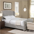 thumbnail image 2 of JERFIT Marcella Queen Upholstered Bed Frame with Headboard, Silver Grey Fabric, Sturdy Hardwood Platform Base for Mattress, Modern Bedroom Set, 2 of 8