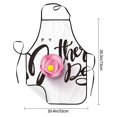 thumbnail image 2 of Easygdp Happy Mother's Day (3) Apron Waterdrop Resistant with 2 Pockets,Oil Resistant Cooking Kitchen Chef Apron for Women Men, 2 of 7