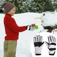 thumbnail image 5 of Kilaqueen Big Kids Ski Gloves Size 11-16 Winter Gloves for Boys Girls Outdoor Sports Thicken Keep Warm Gloves Cold Weather Waterproof Windproof Cycling Snow Gloves, 5 of 7