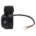 thumbnail image 3 of Acelerador de pulgar con interruptor de encendido y control de velocidad, banda elevada para scooter eléctrico izquierdo, 3 of 14