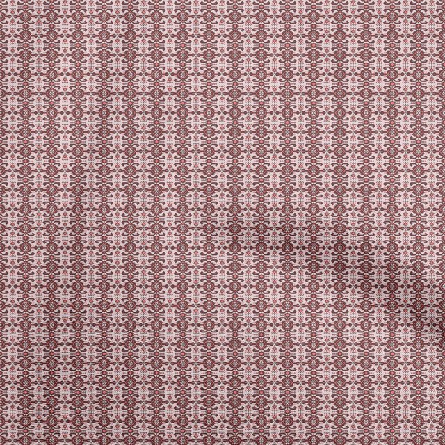 oneOone Viscose Chiffon Maroon Fabric Asian Kilim Sewing Craft Projects Fabric Prints By Yard 42 Inch Wide