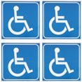 thumbnail image 1 of MOVTOTOP 4 Pcs Autocollants pour Fauteuil Roulant Handicapé, Symboles Adhésifs pour Fauteuil Roulant Handicapé, 1 of 7