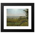 thumbnail image 2 of Johan Christian Dahl 24x20 Black Modern Framed Museum Art Print Titled - Green Fields Near Meissen (1828), 2 of 5
