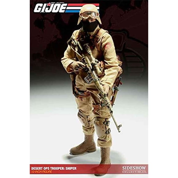 G.I. Joe Soldat du Désert Opération Tireur d'Élite 12 Pouces Figurine à l'Échelle 1/6 No 100078