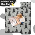 thumbnail image 4 of Black Labrador Toddler Nap Mats for Kids Preschool,Sleeping Mat Bag or Kids,Toddler Sleeping Bag,Toddler Nap Mat or Daycare, 4 of 6