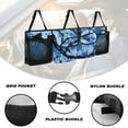 thumbnail image 5 of KUIFORTI Car Trunk Organizer Oxford Cloth Blue Camo Car Organizers and Storage with Adjustable Straps, Waterproof Cargo Bag with 4 Pockets, Sturdy Space Saver Frees Trunk Floor for SUV, Truck, MPV, 5 of 6