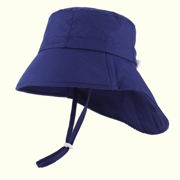Geire Toddler Baby Sun Hat Kids Summer UPF 50+ for Boys Girls Adjustable Beach Hats with Bucket Wide Brim Age 1-6 Years