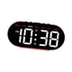 thumbnail image 4 of Reloj despertador digital LED de mesa con 4 niveles de brillo ajustable con función de noche Luz roja, 4 of 9