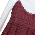 thumbnail image 6 of IROINNID Women's Sundress Fashion Sleeveless Summer Tassel Cotton Fashion Long Dress Solid Color Comfort Waist Dress, 6 of 6