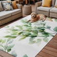 thumbnail image 2 of Fsddascl Spring Leaves Outdoor Rug for Patio/Deck/Porch, Non-Slip Large Area Rug 5 x 8 Ft, Simple Farmhouse Green Botanical Leaf Indoor Outdoor Rugs Washable Area Rugs, Reversible Camping Rug Carpet, 2 of 5