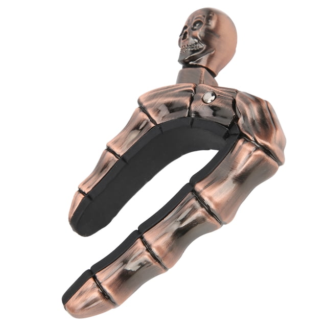 Cejilla de guitarra, Cejilla de guitarra de calavera Abrazadera de afinación de guitarra ajustable Cejilla de guitarra popular Diseño fácil de usar