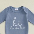thumbnail image 4 of CAUYDY 3 6 9 12 18 24 Months Preemie Girls Bodysuit Newborn Sleepers for Boys Baby Long Sleeve Romper Spring Summer Infant Pajamas Sizes 0-3 Months,Dark Blue, 4 of 4