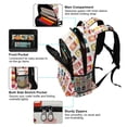 thumbnail image 5 of FORMRS Kids School Backpack Elementary Student Unisex Travel Bookbag with Reflective Stripes, Orange Jar, 5 of 7