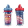 The First Years Insulated Sippy Cups, Cars, 9 Ounce Pack of 2