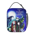 thumbnail image 3 of The Nightmare Before Christmas Sac à Lunch Isolé Portable Réutilisable avec Poignée, Tissu Oxford & Doublure PEVA, Garde les Aliments Chauds Froids pour Travail Bureau École Voyage, 3 of 8