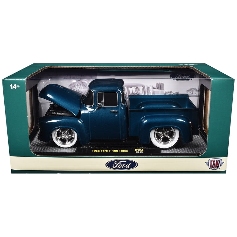 1956 Ford F-100 Pickup Truck Blue Metallic Limited Edition to 6650