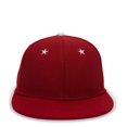 thumbnail image 3 of OC Sports ALL-STAR Flexible Fitting Cap - Red, 3 of 8